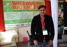 Nitesh Tiwari (General Manager) from Gal Limited / Omni Agriculture promoted his wide range of horticultural products.